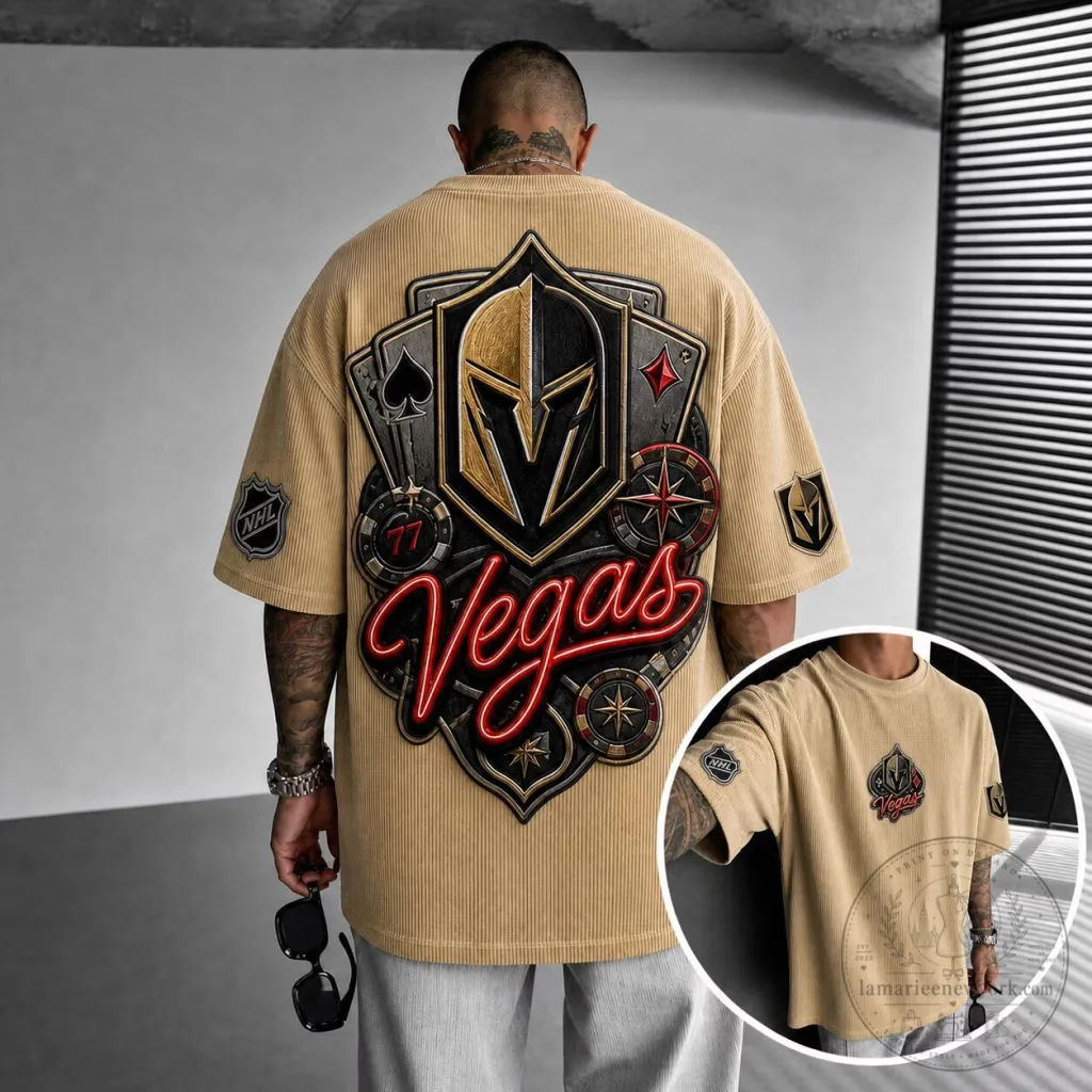 Vegas Golden Knights NHL Ice Hockey Team Fan Apparel T-Shirt Vegas Golden Knights NHL Ice Hockey Team Fan Apparel T-Shirt