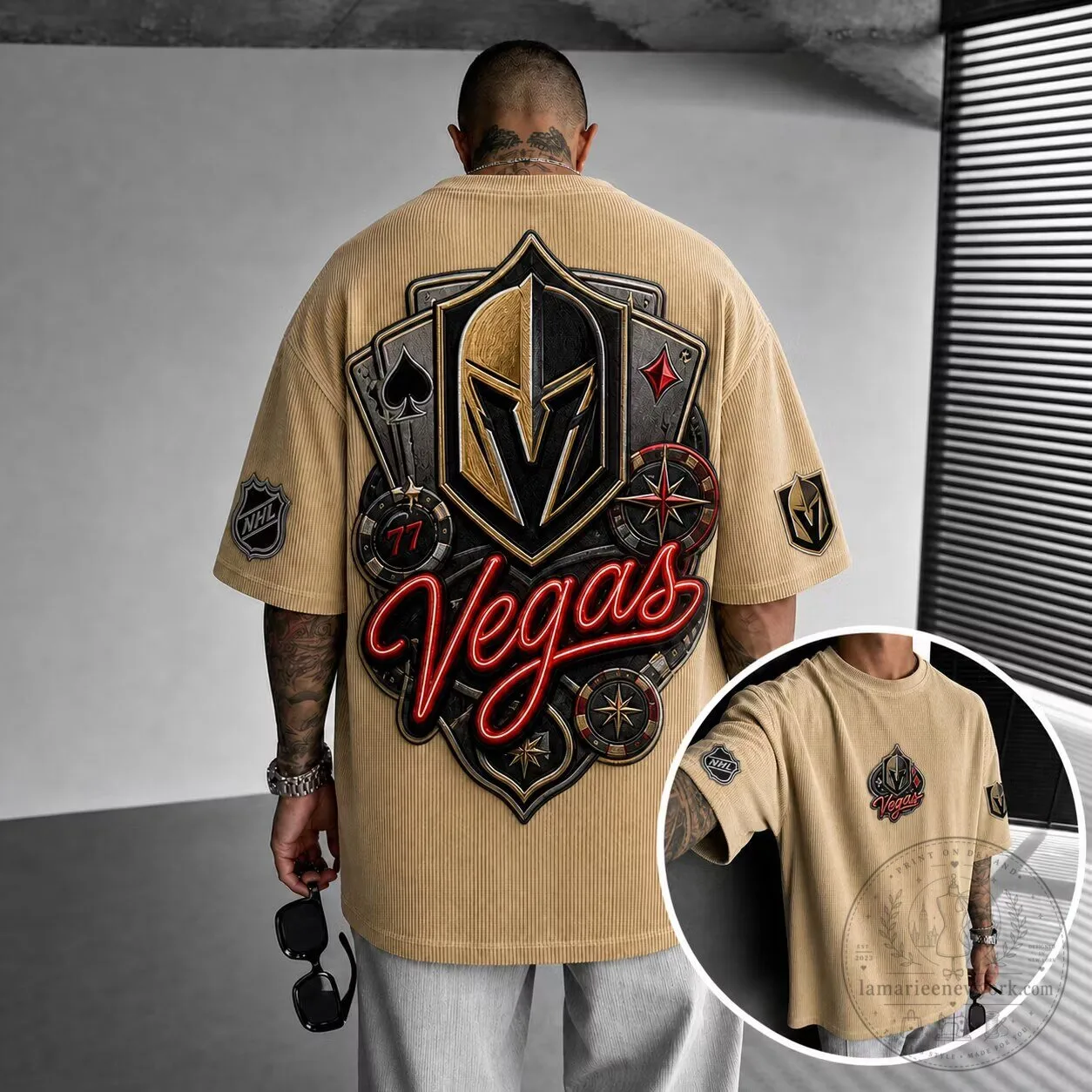 Vegas Golden Knights NHL Ice Hockey Team Fan Apparel T-Shirt 1 Vegas Golden Knights NHL Ice Hockey Team Fan Apparel T-Shirt