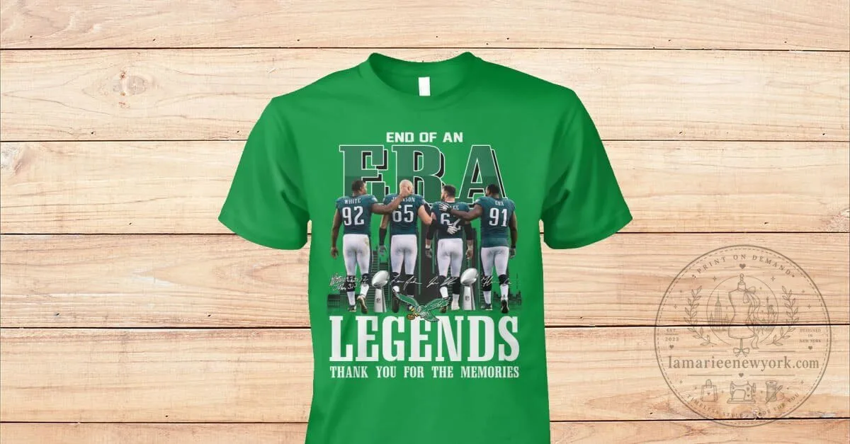 Philadelphia Eagles Legends Thank You For The Memories T-Shirt